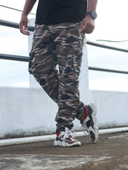 Cotton Army Printed Jogger For Men