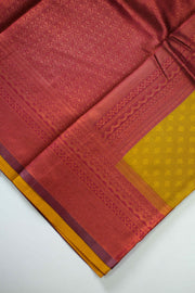 Palla Soft Silk Saree with Emboss Work & Golden Border