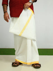 Men's Cotton Colour Dhothi - 169/-