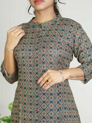 Women's Cotton Printed Flair Kurti - 429/-