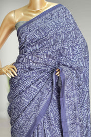 Georgette Saree with Body Print Work