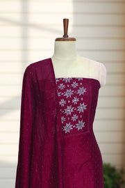Silk Churidar Material