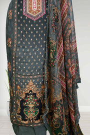 Premium Georgette Churidar Material – Pakistani Style