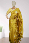 Soft Silk Saree – Floral Elegance in Semi Silk