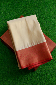 Premium Soft Silk Saree with Tissue Border