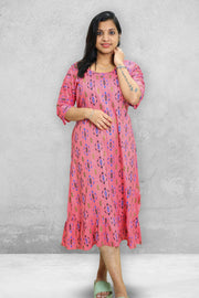 Women’s Cotton Printed Frock Night Dress