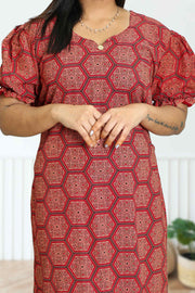 Printed Cotton  Nightdress