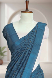 Fancy Cotton Saree with Floral Print