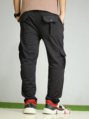 HOG & FOG Ultimate Comfort: Men's Cargo Jogger, Premium Stitching in Popcorn Fabric - Just 559/- [ CARGO JOGGER ]