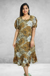 Night Dress-Semi Chiffon
