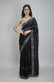 Fancy Saree – Stone Work Semi Chiffon