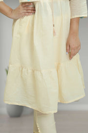 Cotton Long Top with Overcoat Style