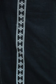 Black Printed Cotton Dhothi