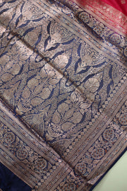 Banarasi Silk Saree – Golden Work with Border