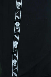 Black Printed Cotton Dhothi
