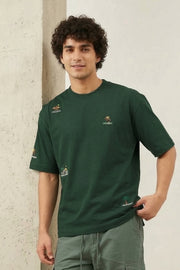 Relax Fit T-Shirt – Plain with Small Thread Work