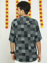 Printed Rayon Casual Kurta ( Casual Shirt Model )