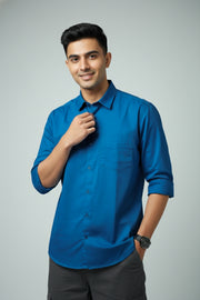 SSS Classic Satin Cotton Casual Shirt
