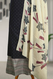 Cotton Churidar Material with Sequins & Thread Work