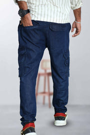 Denim Men Cargo Pant