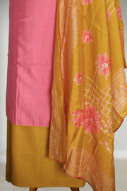 Cotton Churidar Material – Sequins with Thread Work & Box Pattern