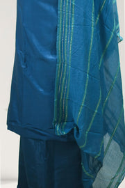 Silk Churidar Material – Golden Thread Work with Sequins
