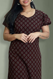 Cotton Night Dress – Free Size