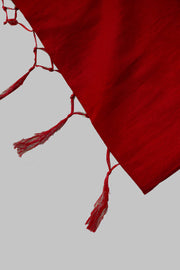 Fancy Chiffon Saree – Plain with Tassels