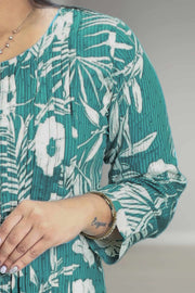 Printed Cotton A-Line Kurti