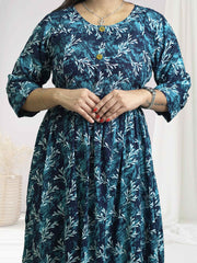 Comfortable & Stylish Feeding Kurti – Printed Elegance for Moms