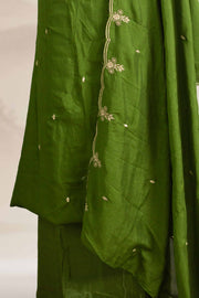 Sequin Elegance Silk Churidar Material