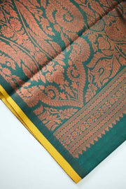 Palla Silk Saree with Golden Body & Emboss Work
