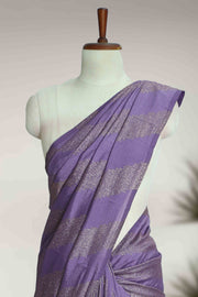 Fancy Saree – Golden Line Elegance