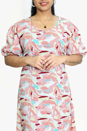 Semi Chiffon Night Dress