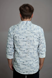 Harbour Print Men's Casual Shirt