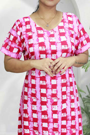 Frock Night Dress – Dual Print Charm