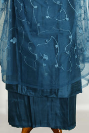 Elegant Silk Churidar Material-Floral Print