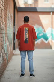 Anime Printed Drop Shoulder Five Sleeve T-Shirt – Rengoku Edition