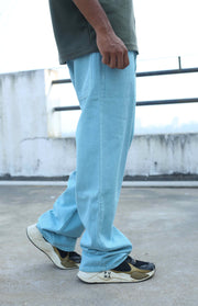 Fireboat Wide-Leg Baggy Jeans – Plain