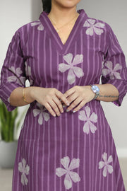 Cotton Co-Ord Set – Floral Print