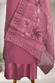 Silk Churidar Material with Stone Work