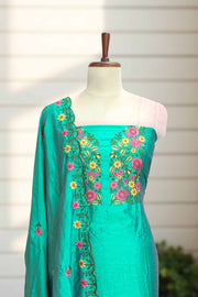 Silk Churidar Material