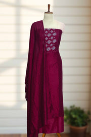 Silk Churidar Material