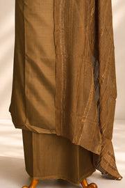 Silk Churidar Material – Golden Thread Work with Sequins