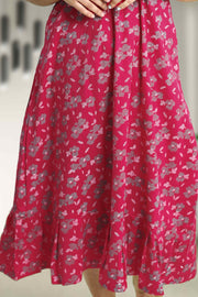 Cotton Night Dress with Printed Design