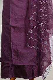 Elegant Silk Churidar Material-Floral Print
