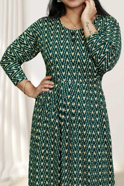 Printed Rayon Feeding Top