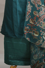 Classic Button Work Silk Churidar Material