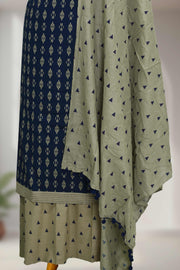 Cotton Churidar Material with Tie Work & Sequins