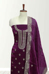 Premium Georgette Churidar Material – Golden Glow Edition
